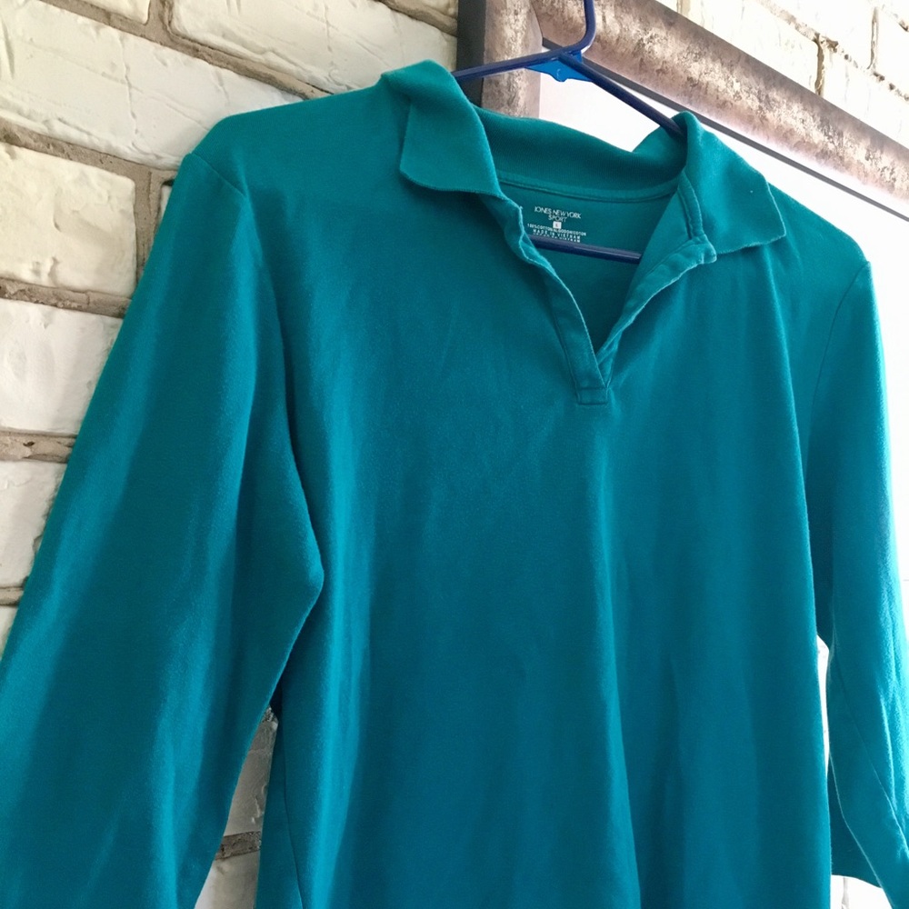 3/$12 Jones New York Sport 3/4 Sleeve Blouse